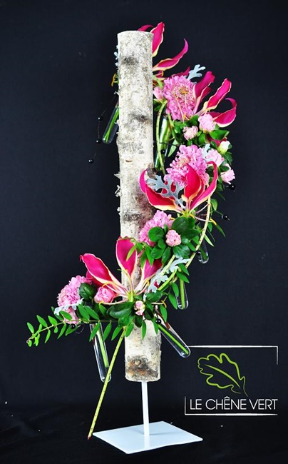 Composition florale originales, création de l'atelier floral du Chêne Vert à Tonnay-Charente, Rochefort