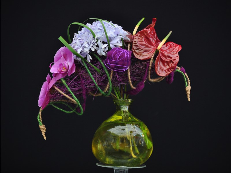 Atelier d'art floral, Composition de bouquets classiques, de copositions uniques